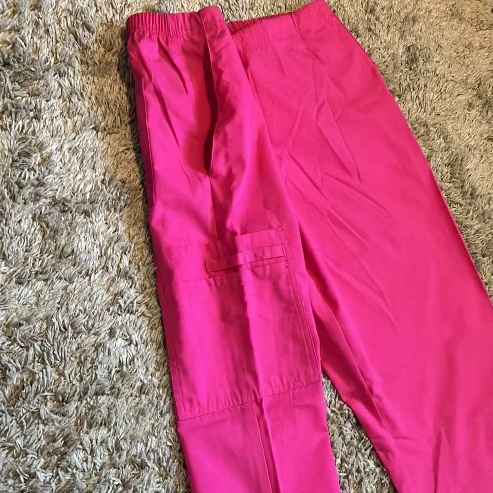 SB Scrubs Women’s Scrub Pink Pants - Picture 3 of 8